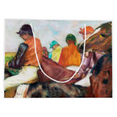 Jockey en paarden, Edgar Degas Groot Cadeauzakje (Achterkant)