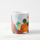 Jockey en paarden, Edgar Degas Koffiemok (Center)