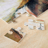 Jockey en paarden, Edgar Degas Legpuzzel (Zijkant)