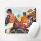 Jockey en paarden, Edgar Degas Muismat (Met muis)