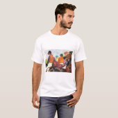 Jockey en paarden, Edgar Degas T-shirt (Voorkant volledig)