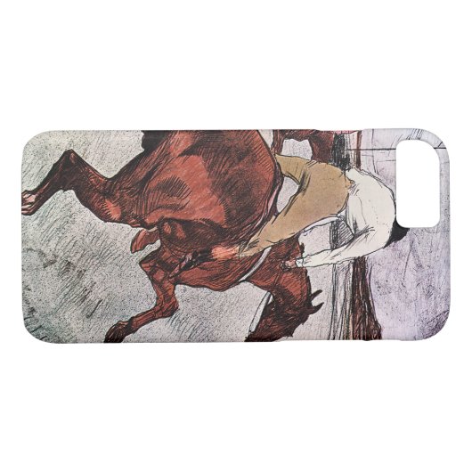 Jockey en Race Horse, Lautrec Case-Mate iPhone Case (Achterkant (Horizontaal))