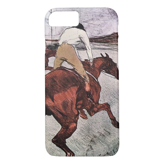 Jockey en Race Horse, Lautrec Case-Mate iPhone Case (Achterkant)