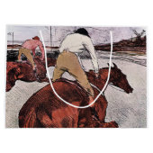 Jockey en Race Horse, Lautrec Groot Cadeauzakje (Achterkant)