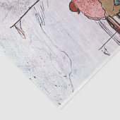 Jockey en Race Horse, Lautrec Tissuepapier (Detail)