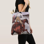 Jockey en Race Horse, Lautrec Tote Bag (Dichtbij)