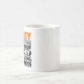 Jockey Ik probeer dingen grappig te maken gezegden Koffiemok (Center)