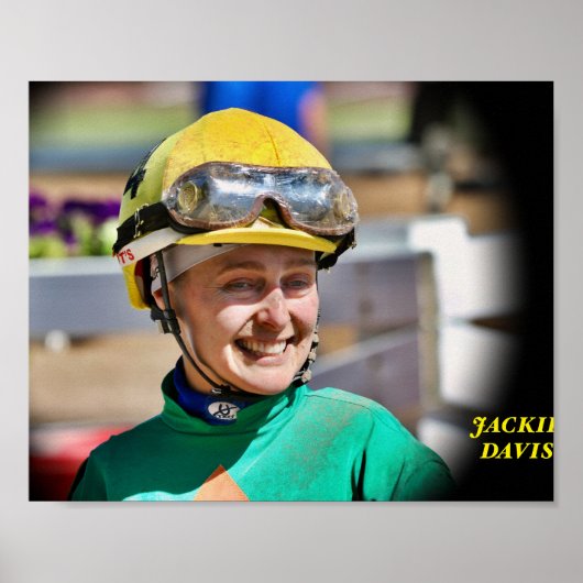 Jockey, Jackie Davis Poster (Voorkant)