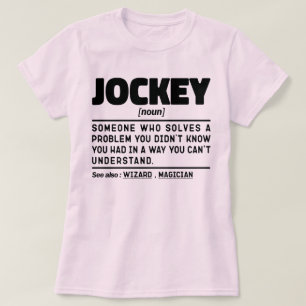 Jockey Noun Paardenliefhebber Cool Horse Owner T-shirt