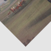 Jockey op het paardenpekeltje tissuepapier (Detail)