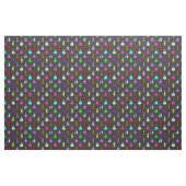 Jockey Silk Pattern op grijs Stof (Fat Quarter)