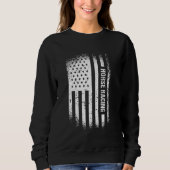 Jockey Us Flag Horse Racing Trui (Voorkant)