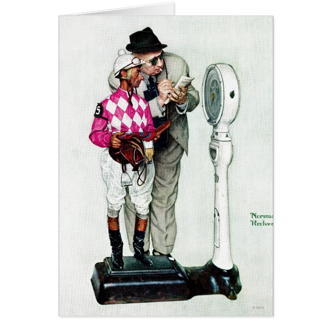 Jockey Weighing in by Norman Rockwell (Voorkant)