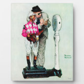 Jockey Weighing in by Norman Rockwell Fotoplaat (Voorkant)