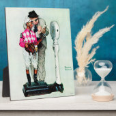 Jockey Weighing in by Norman Rockwell Fotoplaat (Zijkant)