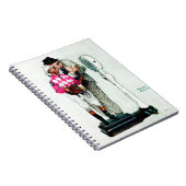 Jockey Weighing in by Norman Rockwell Notitieboek (Rechterzijde)