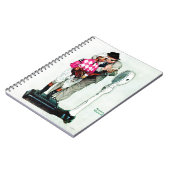 Jockey Weighing in by Norman Rockwell Notitieboek (Linkerzijde)