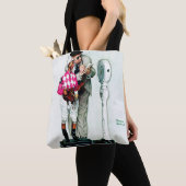 Jockey Weighing in by Norman Rockwell Tote Bag (Dichtbij)