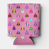 Jockey Zijde Roze Paardrijden Koelbox Blikjeskoeler (Voorkant)