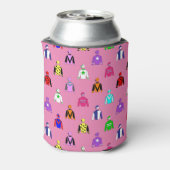 Jockey Zijde Roze Paardrijden Koelbox Blikjeskoeler (Blikje Achterkant)