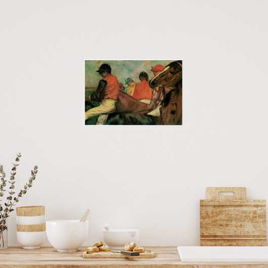 Jockeys, Edgar Degas Poster (Keuken)