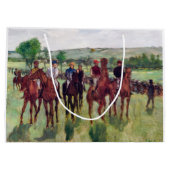 Jockeys en Race Horses, Edgar Degas Groot Cadeauzakje (Achterkant)