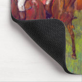 Jockeys en Race Horses, Edgar Degas Muismat (Hoek)