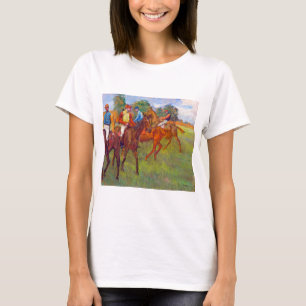 Jockeys en Race Horses, Edgar Degas T-shirt