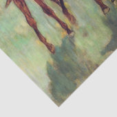 Jockeys en Race Horses, Edgar Degas Tissuepapier (Detail)