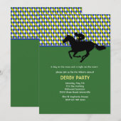 Jockey's pride Emerald Uitnodiging (Voorkant / Achterkant)