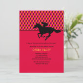 Jockey's pride-uitnodiging kaart (Staand voorkant)