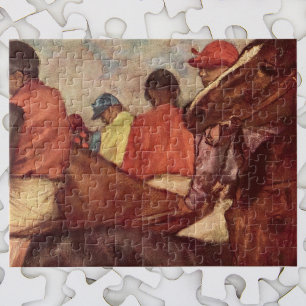 Jockeys van Edgar Degas, Vintage paardenracekunst Legpuzzel