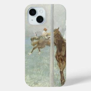 Jockeys voor de race door Edgar Degas iPhone 15 Case