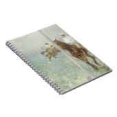 Jockeys voor de race door Edgar Degas Notitieboek (Rechterzijde)