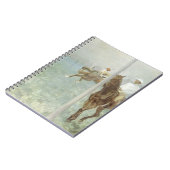 Jockeys voor de race door Edgar Degas Notitieboek (Linkerzijde)