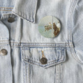 Jockeys voor de race door Edgar Degas Ronde Button 5,7 Cm (In situ)