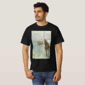 Jockeys voor de race door Edgar Degas T-shirt (Voorkant volledig)