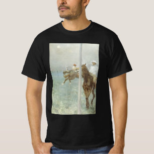 Jockeys voor de race door Edgar Degas T-shirt