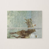 Jockeys voor de race van Edgar Degas Legpuzzel (Horizontaal)