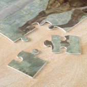 Jockeys voor de race van Edgar Degas Legpuzzel (Zijkant)