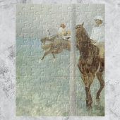 Jockeys voor de race van Edgar Degas Legpuzzel