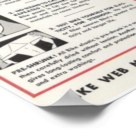  Jockstrap Ad Poster (Hoek)