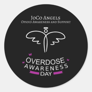 Joco Angels Overdose Awareness Day 1 Ronde Sticker