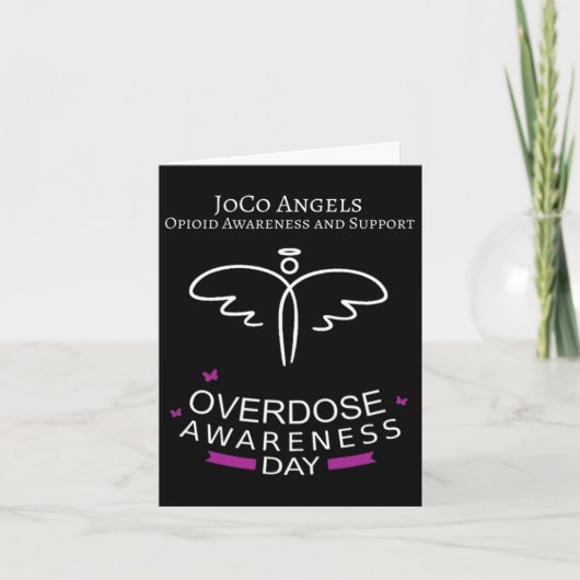 Joco Angels Overdose Awareness Day Kaart (Voorkant)