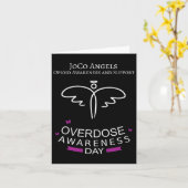 Joco Angels Overdose Awareness Day Kaart (Gele Bloem)