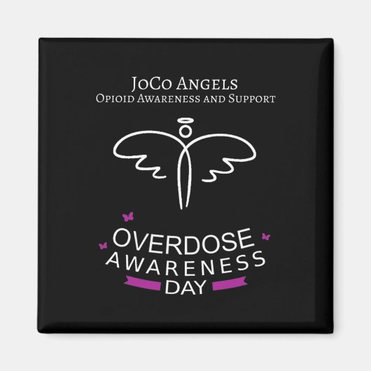 Joco Angels Overdose Awareness Day Magneet (Voorkant)