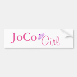 JoCo Girl op wit Bumpersticker