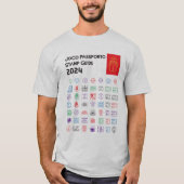 JoCo Passporto 2024 Stamp Guide T-shirt (Voorkant)