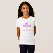 JoCo Princess met paarse tiara T-shirt (Voorkant volledig)