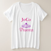 JoCo Princess Tiara Grote Maat T-shirt (Design voorkant)